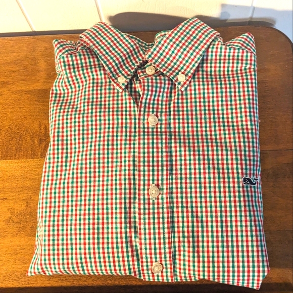Vineyard Vines Multicolor Checkered Shirt - EUC - Picture 6 of 6